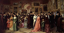 The Victorian era is often cited as a Golden Age. Painting done by William Powell Frith to show cultural divisions.