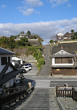 Suya no Saka Slope in Kitsuki samurai quarter