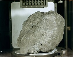 The "Big Bertha" rock (Lunar Sample 14321) was the third largest rock collected during the Apollo program.