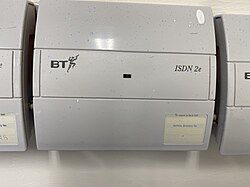 A decommissioned BT ISDN 2e box