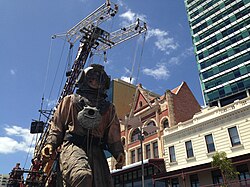 Scene from the inauguration of the 2015 Perth Festival, Australia's oldest continuously running cultural festival