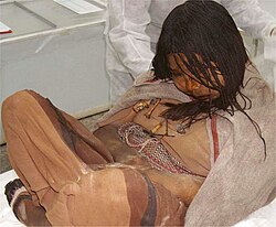Llullaillaco mummy in Salta Province (Argentina).