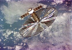Znamya-2 (Знамя-2) after its deployment
