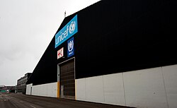 One of the gates to the old UNICEF World Warehouse