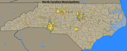 North Carolina municipalities