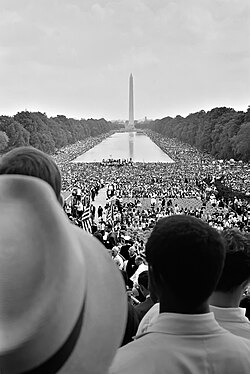The March on Washington for Jobs and Freedom at the National Mall