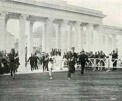 The finish of the Marathon