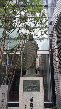 Jesus statue in Yokohama