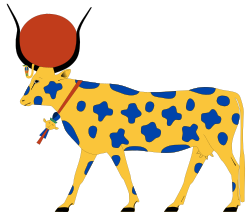 Hathor as a cow