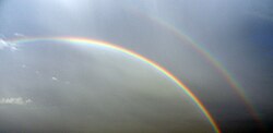 Shen accurately hypothesized that rainbows were caused by sunlight passing through rain droplets.