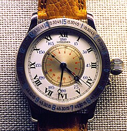 "Lindbergh Hour Angle" watch, produced by Longines