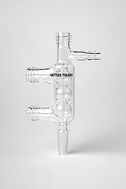 Laboratory reflux apparatus.