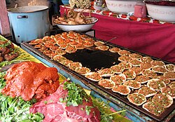 Tacos at a taco stand