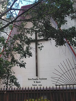 "El Redentor". Presbyterian Evangelical Church. The oldest congregation of Caracas, founded by Colombian and American missionaries