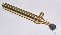 Flash pan starter dispenser