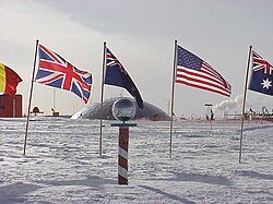 The Ceremonial South Pole in 1998.