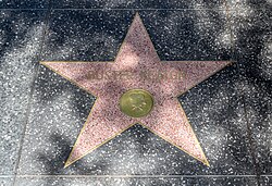 Keaton's star on the Hollywood Walk of Fame