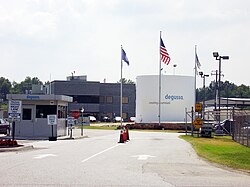 Degussa factory in Hopewell, Virginia