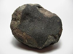 Fragment of the Allende meteorite, a carbonaceous chondrite that fell to Earth in Mexico in 1969