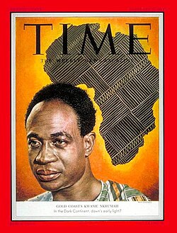 Kwame Nkrumah on the cover of Time, 9 February 1953