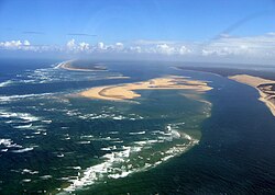 Arcachon Bay in Southwest France.