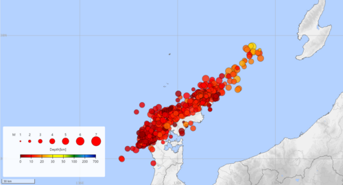 Noto earthquake swarm (2020–2024)