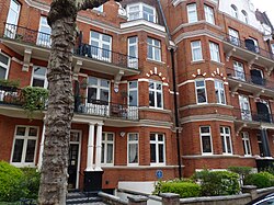 155 Lauderdale Mansions South in Maida Vale, west London where Guinness was born