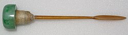Chinese snuff bottle stopper with a spoon