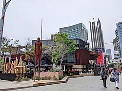 The "Wirin" sculpture at Yagan Square