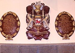 Lord Wolseley memorial at St Michael and All Angels Church in Colwich, Staffordshire