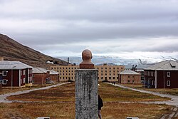 The abandoned Soviet mining town of Pyramiden