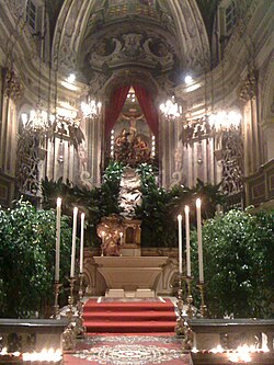Good Friday at San Giovannino church in Alessandria, Italy