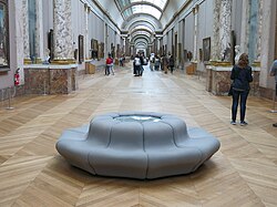 Seating designed by Pierre Paulin in the late 1960s, Grande Galerie