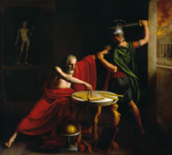 The Death of Archimedes (1815) by Thomas Degeorge