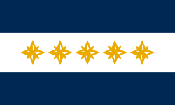 City of Wheeling flag as of September 2018