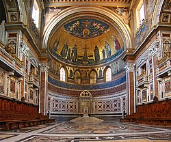 The cathedra of the pope as bishop of Rome, Archbasilica of Saint John Lateran