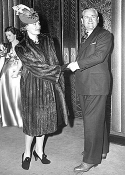 Dunne with husband, Dr. Francis Griffin