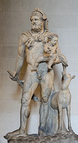 Heracles with his baby Telephus (Louvre Museum, Paris)