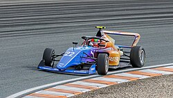 Aurelia Nobels driving Puma's F1 Academy car