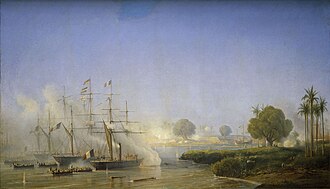 Capture of Saigon by Charles Rigault de Genouilly on 18 February 1859