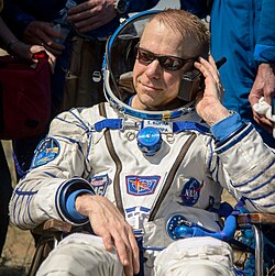 Finnish American astronaut Timothy Kopra