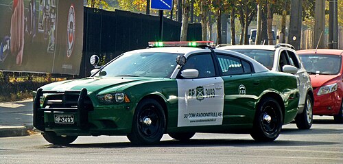 Dodge Charger 2014 of the Chilean Police