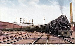 The Scenic Limited leaving St. Louis