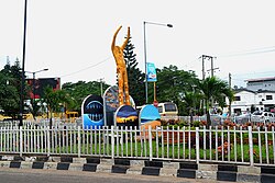 Fela Kuti statue at Ikeja, Lagos