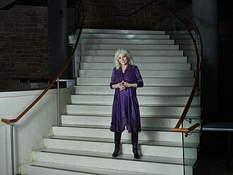 Judy Collins, prior to a performance at the Boettcher Concert Hall, part of the Denver Performing Arts Complex, in 2016