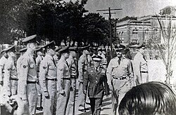 4 April 1956, the “Official Opening” of the Air Task Force Thirteen (Provisional) new compound took place and was attended by high ranking ROCAF officers including General Wang Shu-ming, Commanding General, ROC Air Force and Brigadier General Benjamin O. Davis Jr, Commander, Air Task Force Thirteen (Provisional), Taipei, Taiwan.