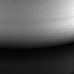Last image taken by Cassini, at 19:59 UTC (14 September 2017).