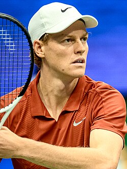 Jannik Sinner, the current men's singles world No. 1