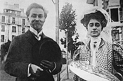 Scriabin with Tatiana, 1909