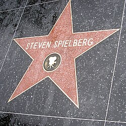 Spielberg's star on the Hollywood Walk of Fame